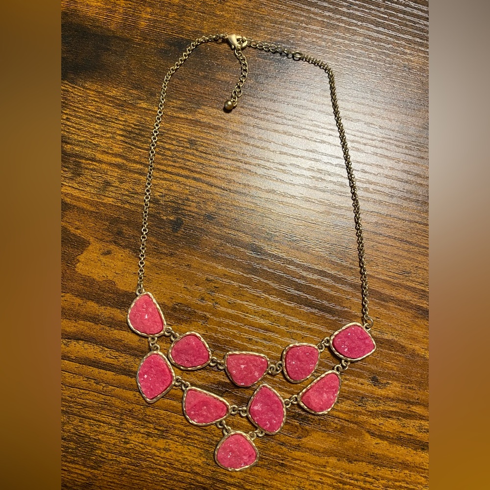 MULTIPLE COLORS - Handmade Druzy Stone Necklace